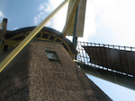 Windmill, site of art exhibit in Zutphen